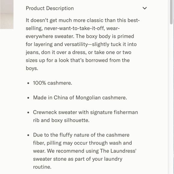 ❤️Sold❤️ Jenni Kayne | Heather Grey 100% Cashmere Sweater - Picture 10 of 11